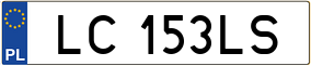 Truck License Plate